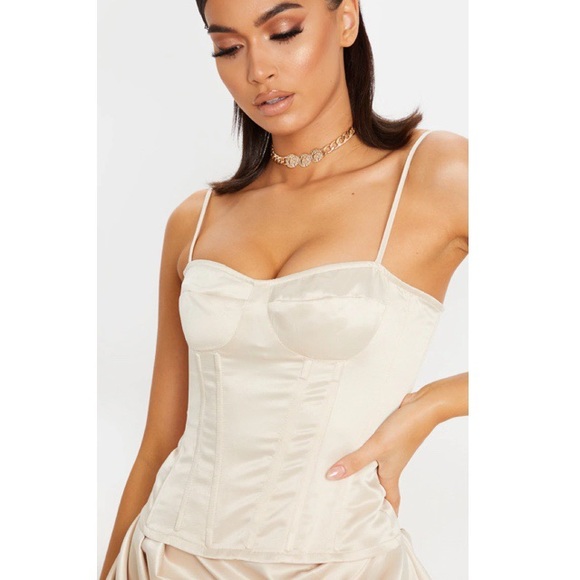 Pretty Little Thing Cream Corset - Picture 2 of 2